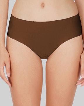 seamless hipsters with inner elasticated waistband