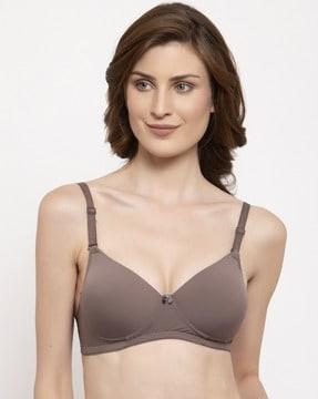 seamless lightly-padded bra