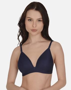 seamless lightly padded bra