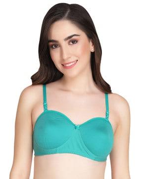 seamless lightly-padded bra