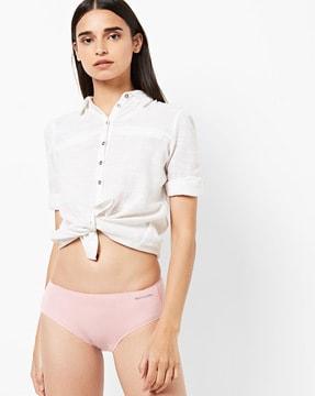 seamless low-waist hipster panties