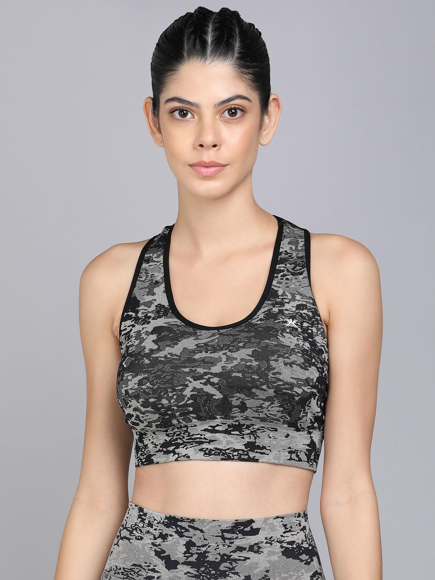 seamless medium impact bra