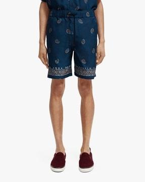 seasonal relaxed fit bermuda shorts