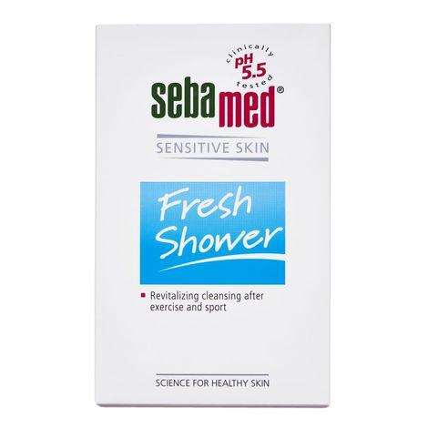sebamed fresh shower 200 ml|ph 5.5|revitalises skin| suitable for sensitive skin|for active lifestyle