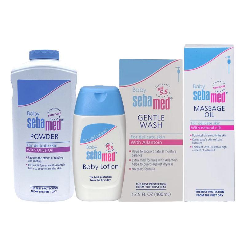 sebamed baby bath routine combo