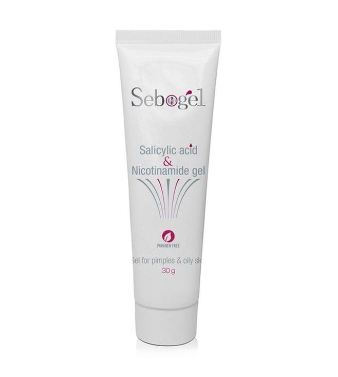 sebogel salicylic acid & nicotinamide gel for pimples and oily skin - 30 gm