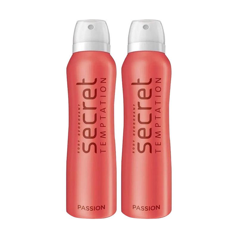 secret temptation passion deodorant spray for women (pack of 3)