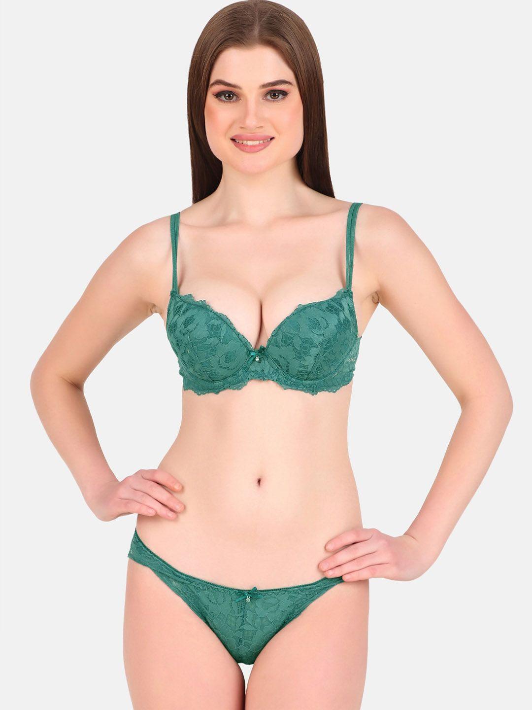 secret lives brief  lingerie set 
women lingerie set green 30b