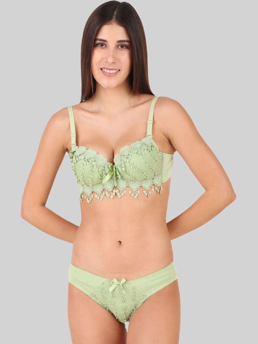 secret lives self design heavily padded lingerie set