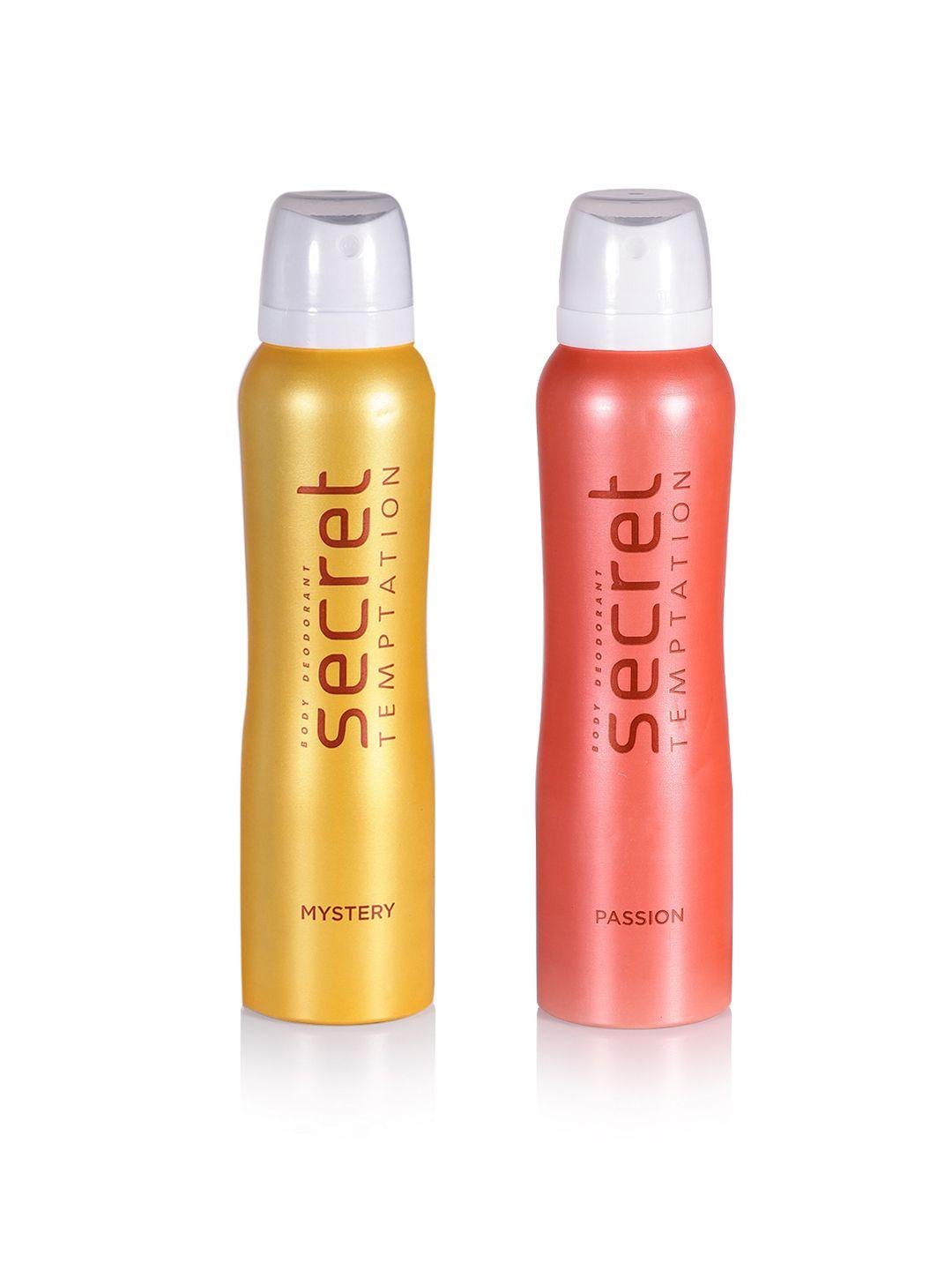 secret temptation women set of 2 mystery & passion deodorants