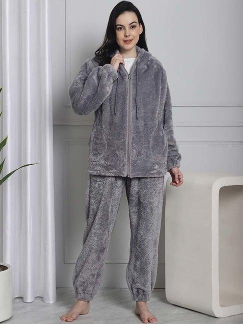 secret wish grey hoodie with pyjamas