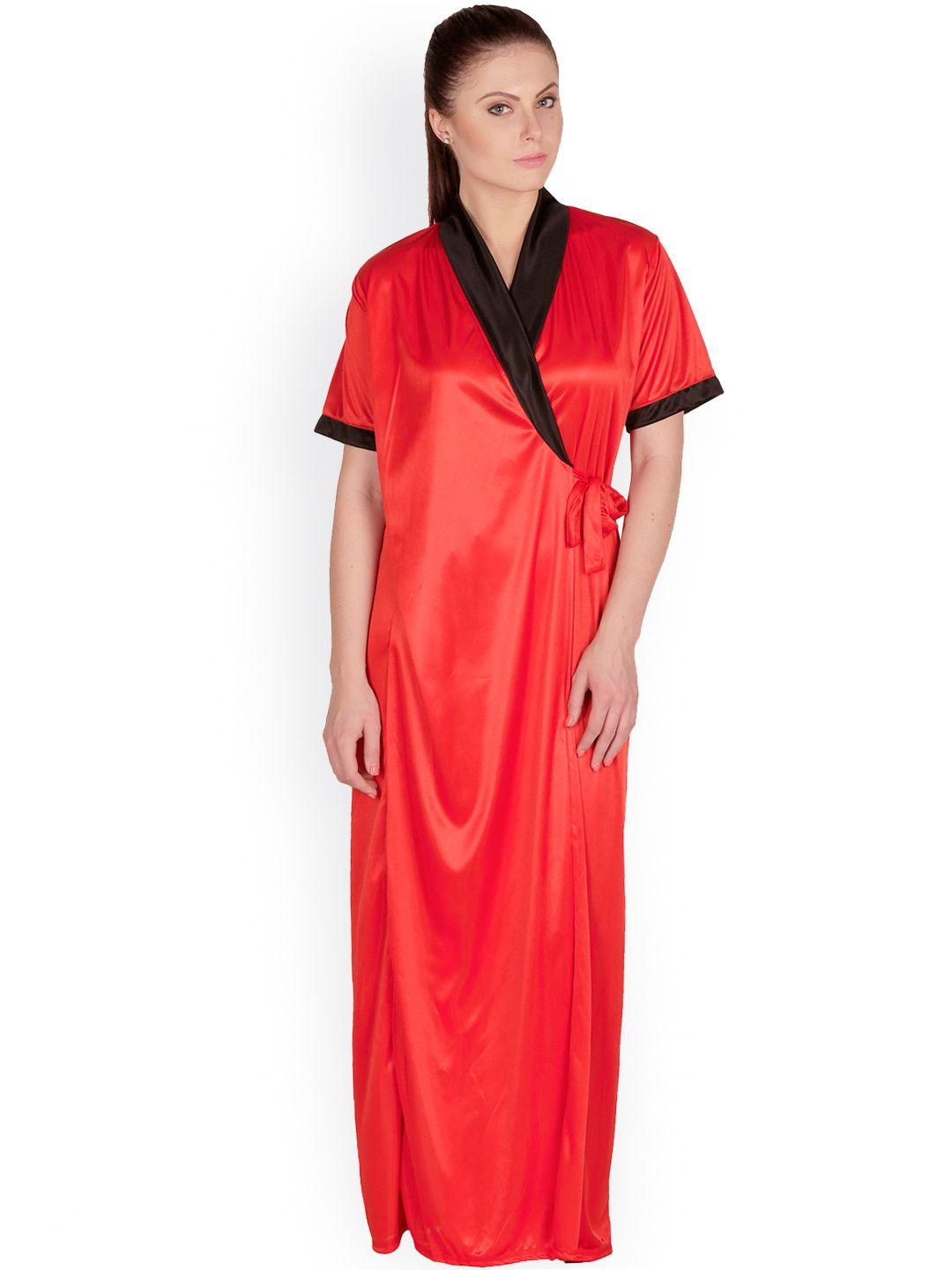 secret wish red maxi robe