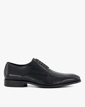 secretive lace-up formal shoes