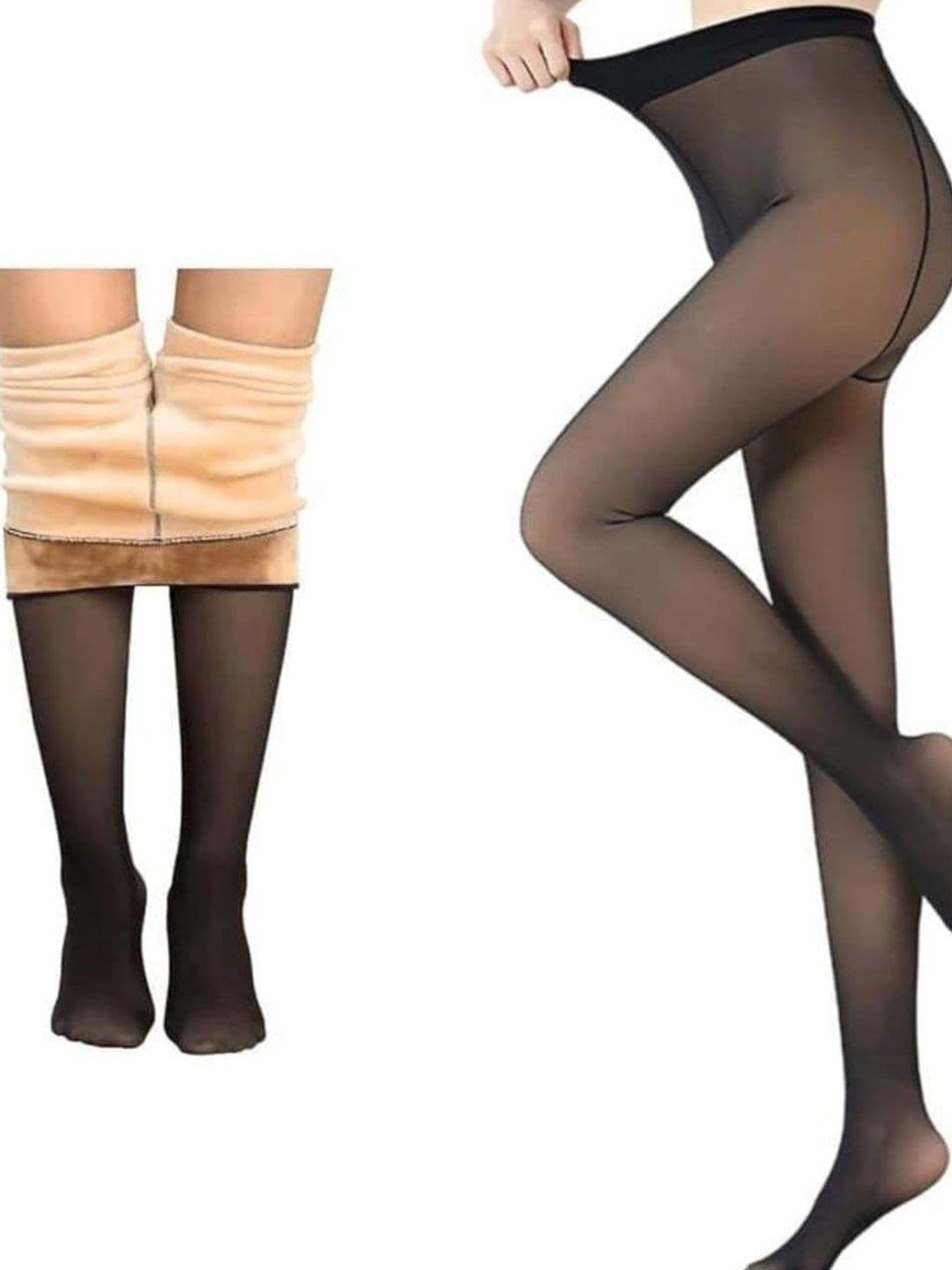 secrets by zerokaata fur-lined pantyhose stockings
