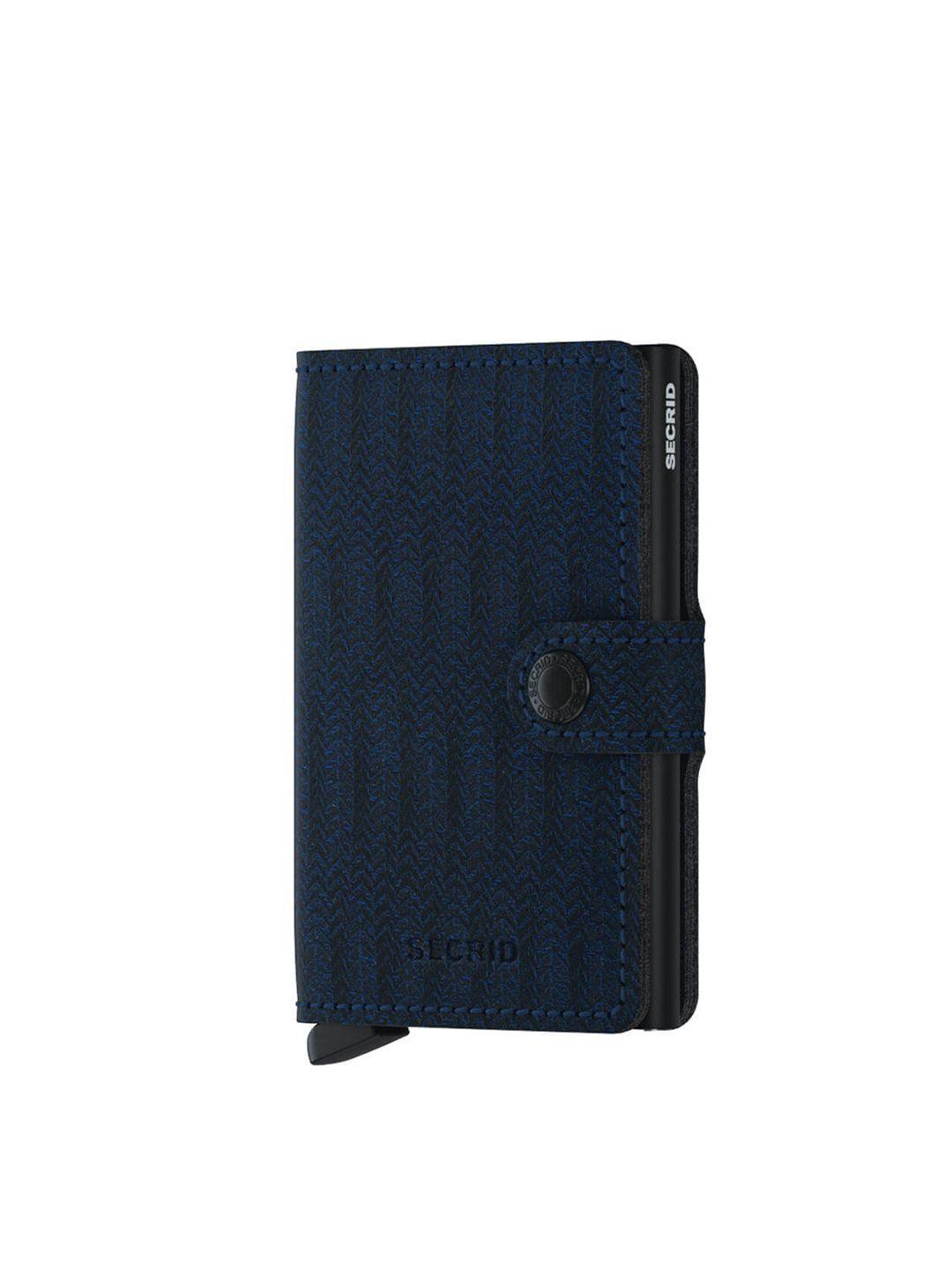 secrid men geometric leather card holder with rfid