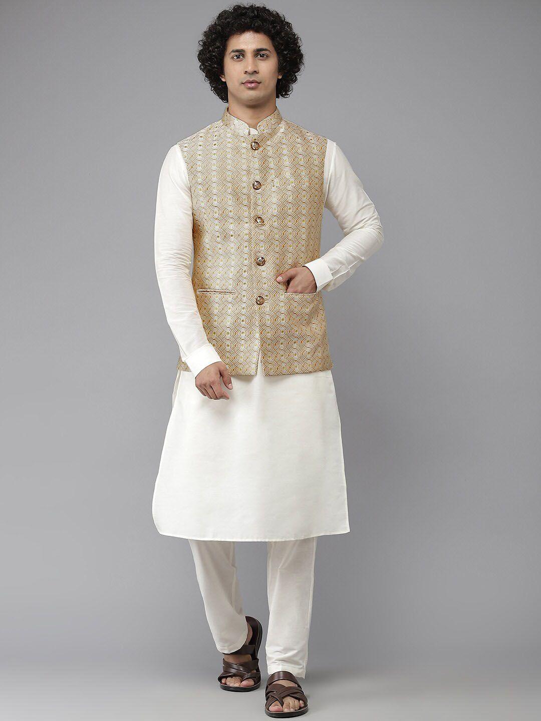 see-designs-men-golden-woven-jacquard-nehru-jacket