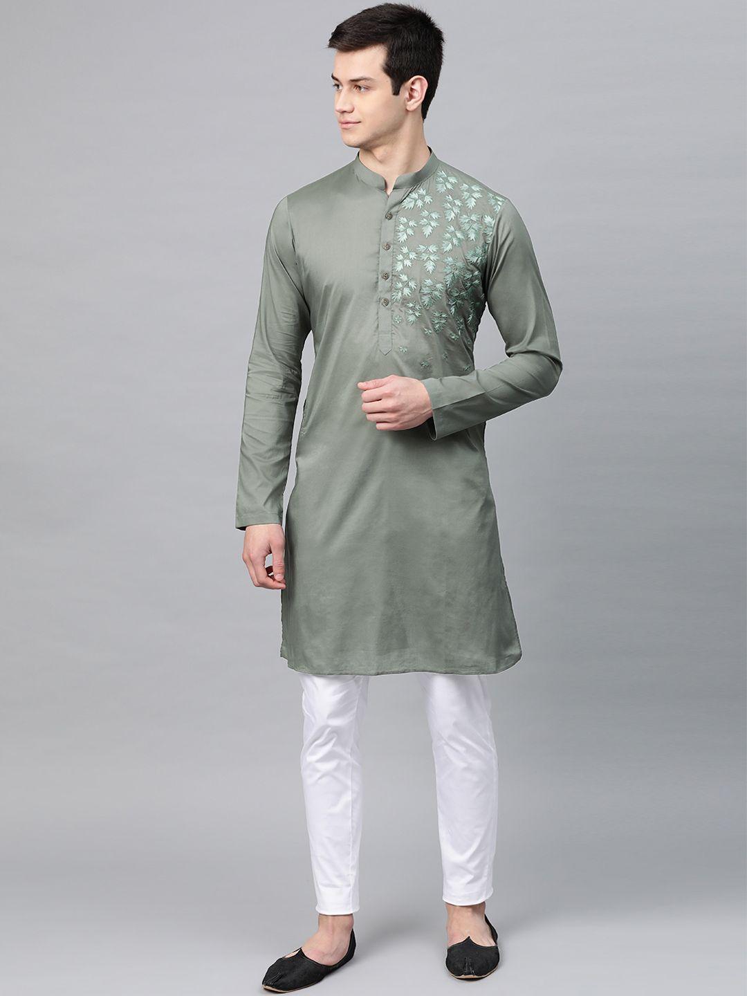 see designs men sea green solid top with pyjamas