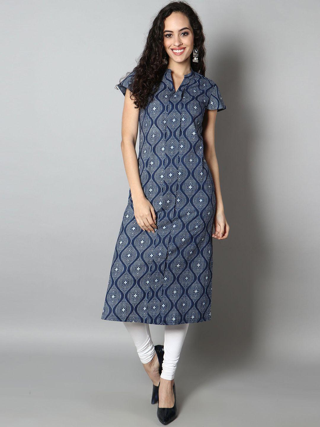 see designs ethnic motifs printed cotton kurta