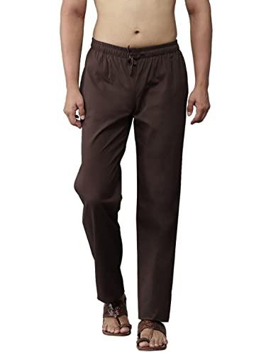 see designs men's regular pyjama (sdpj110_brown_3xl)