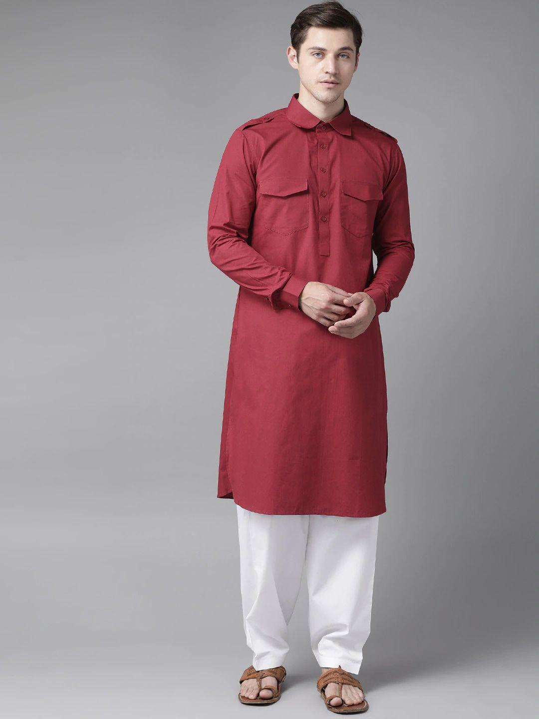 see designs men pure cotton kurta with salwar