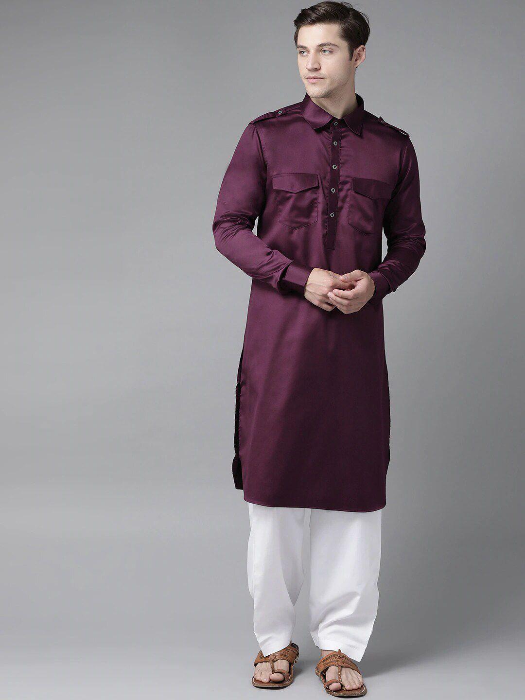 see designs men pure cotton kurta with salwar