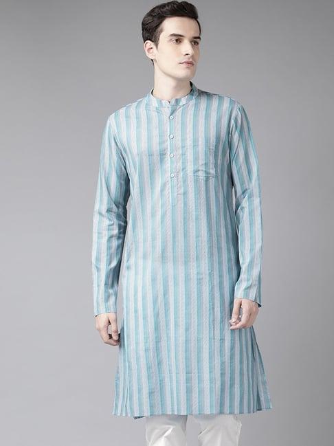 see designs multicolored cotton regular fit printed kurta