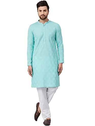 see designs women lime green green chikankari embroidered woven design straight kurta with pyjama - sdkt92401m (m)