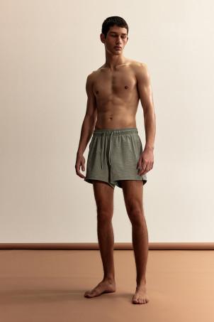 seersucker swim shorts