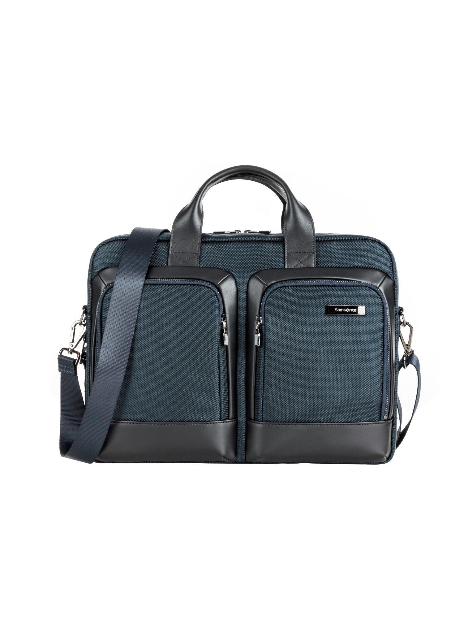 sefton laptop bag bailhandle -in-navy blue