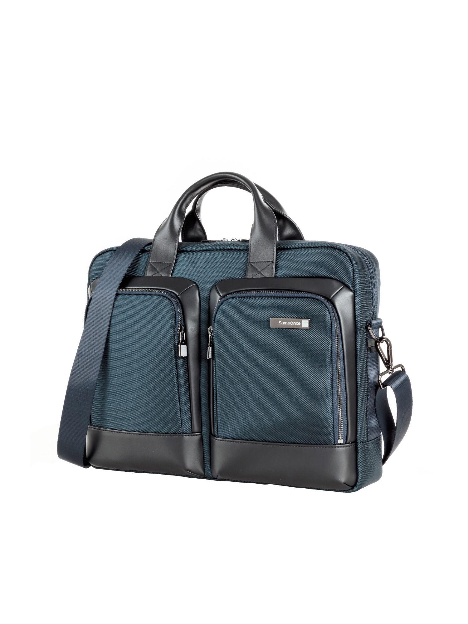 sefton laptop bag bailhandle -in-navy blue