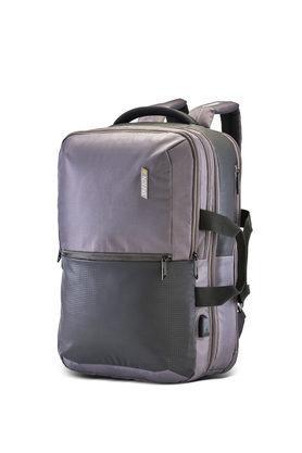 segno 2.0 polyester unisex laptop backpack - grey