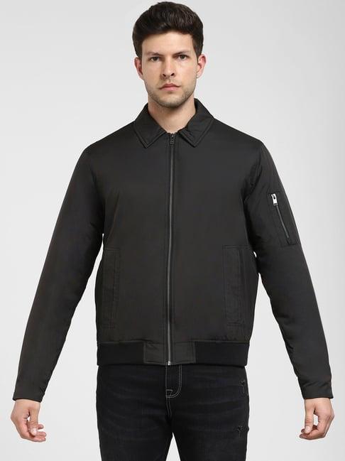 selected homme black regular fit puffer jacket