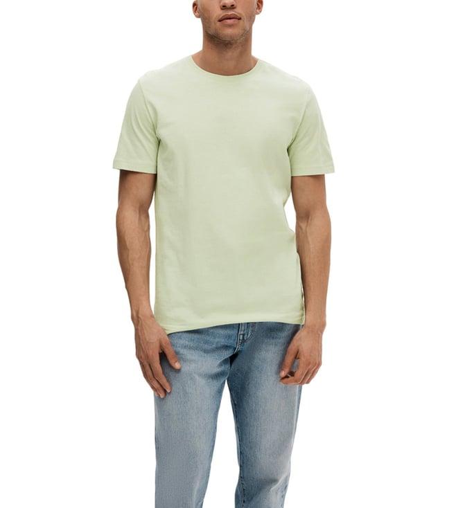 selected homme bok choy fashion slim fit t-shirt