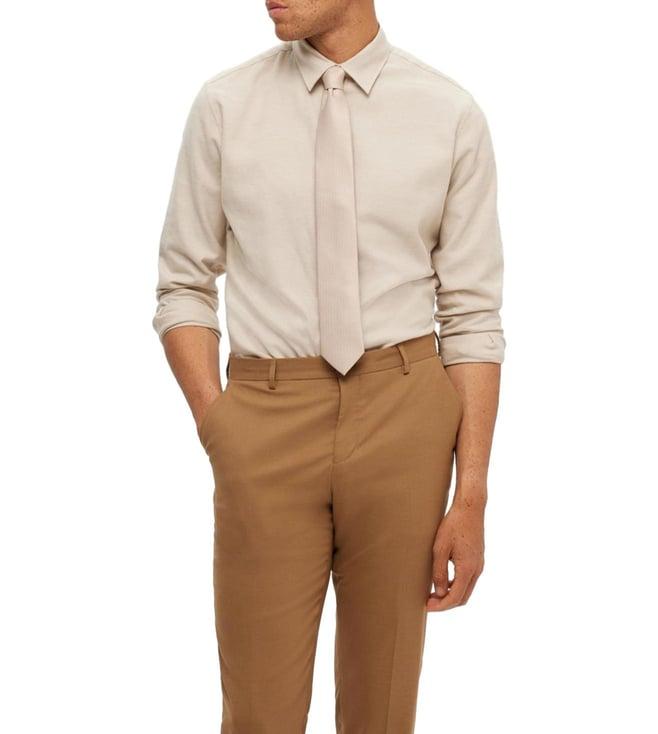 selected homme crockery slim fit shirt