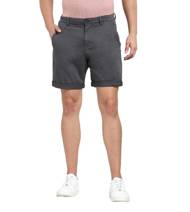 selected homme dark shadow regular fit shorts