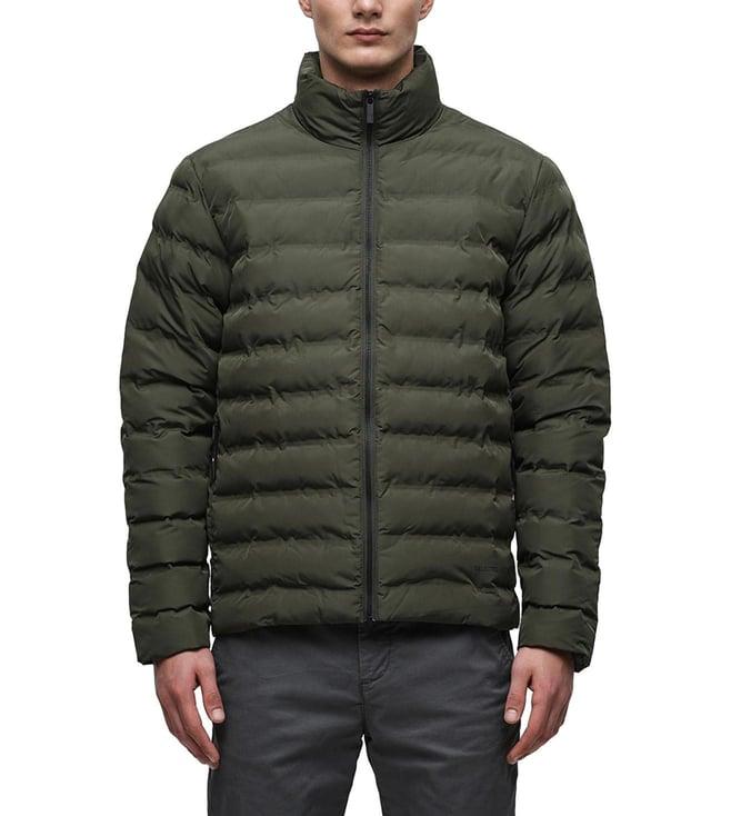 selected homme forest night regular fit puffer jacket