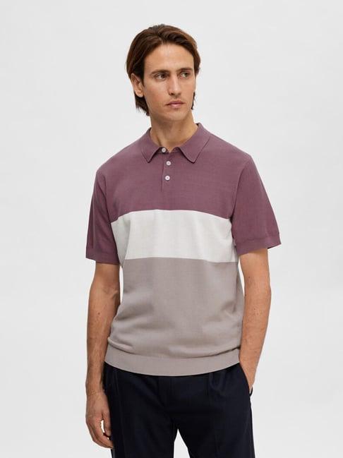 selected homme multicolor regular fit polo t-shirt