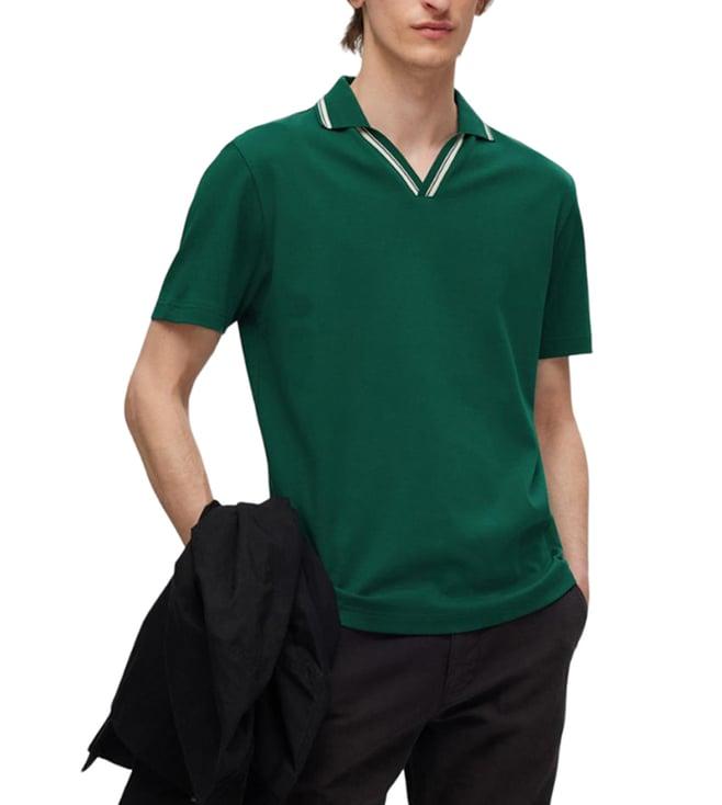 selected homme rain forest regular fit polo t-shirt