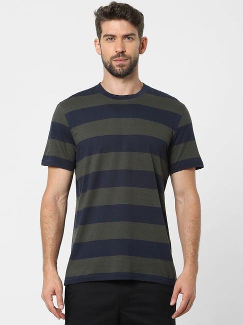 selected homme rosin striped regular fit t-shirt