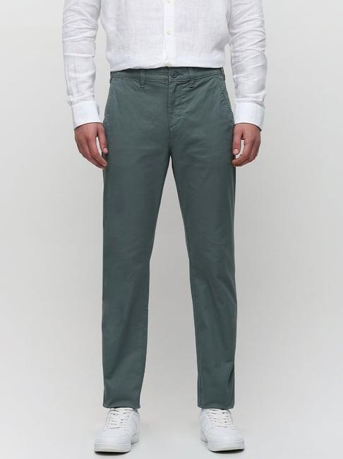 selected homme sage green slim fit chinos