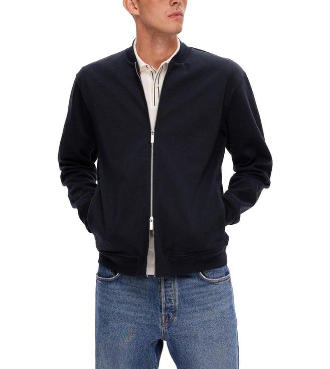 selected homme sky captain regular fit bomber jacket