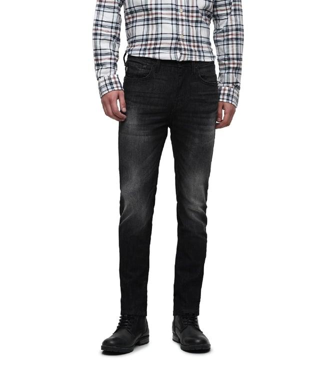 selected homme slim grey clean mid rise jeans