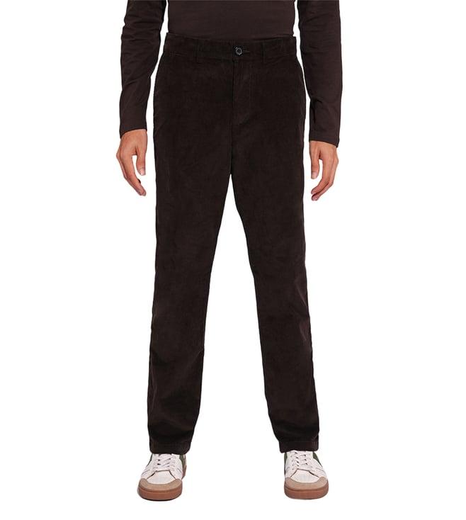 selected homme straight chocolate torte mid rise chinos