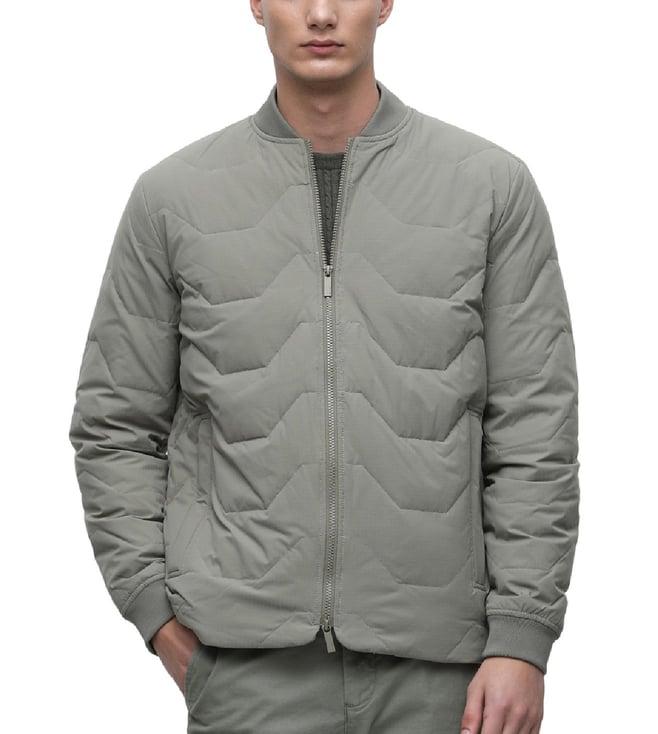 selected homme vetiver redown regular fit quilted jacket