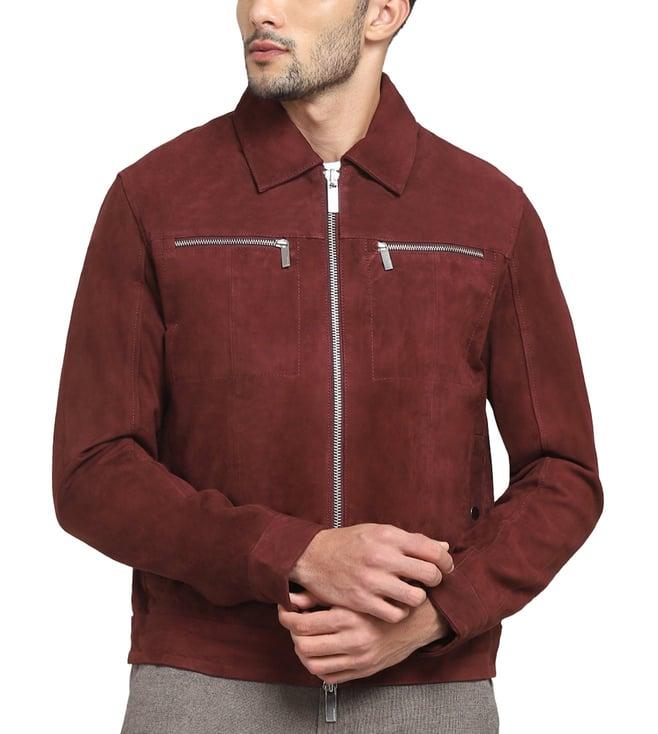 selected homme winetasting regular fit casual jacket