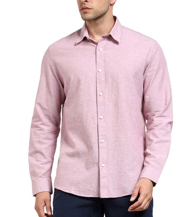 selected homme wistful mauve regular fit shirt