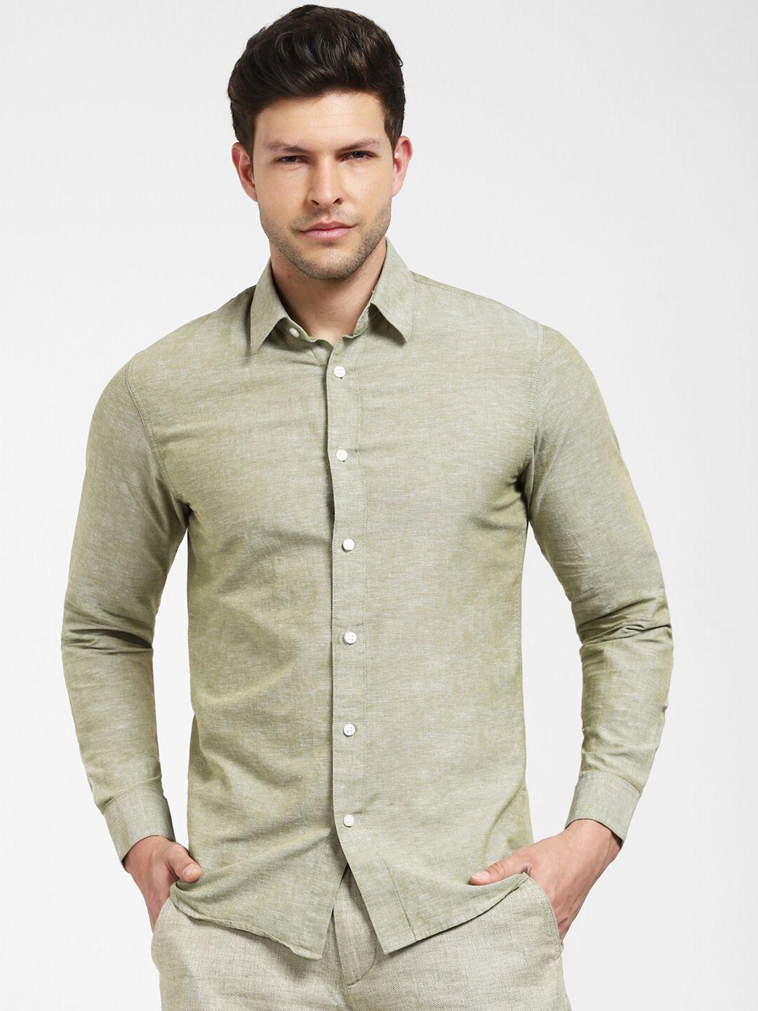 selected regular fit cotton casual shirt