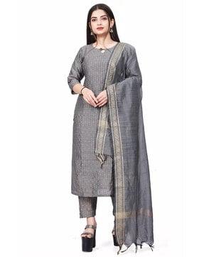 self-design a-line kurta set