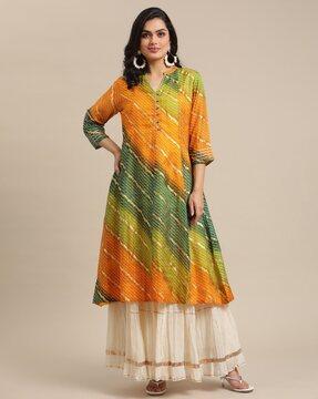 self-design anarkali kurta