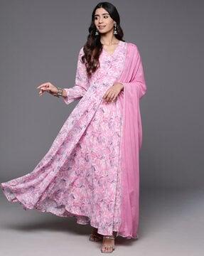 self-design anarkali kurta